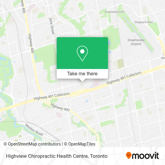 Highview Chiropractic Health Centre map