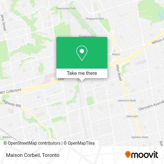 Maison Corbeil map