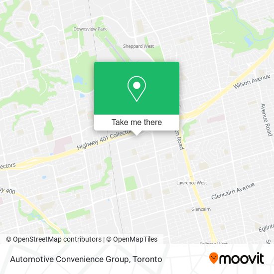 Automotive Convenience Group map