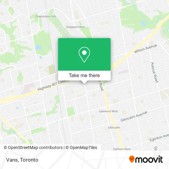 Vans map