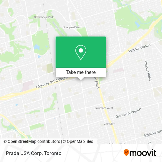 Prada USA Corp map