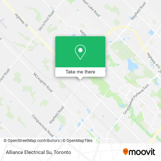 Alliance Electrical Su map