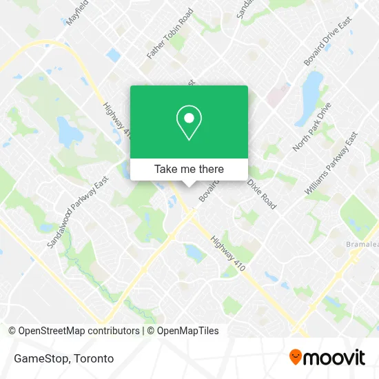 GameStop map