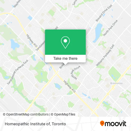 Homeopathic Institute of map
