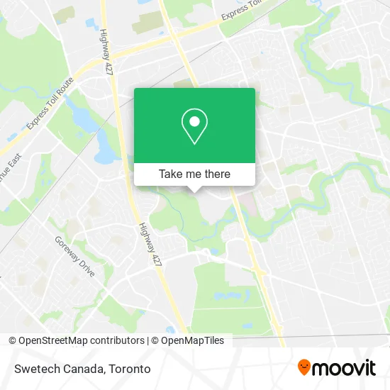 Swetech Canada map