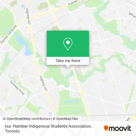Isa- Humber Indigenous Students Association map