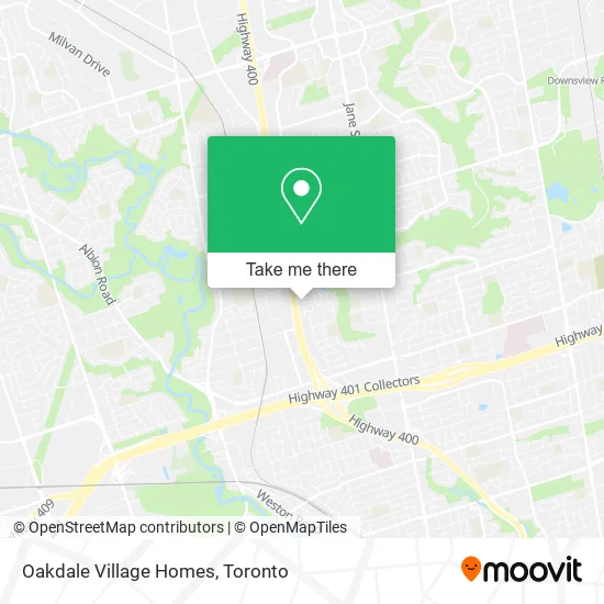 Oakdale Village Homes map