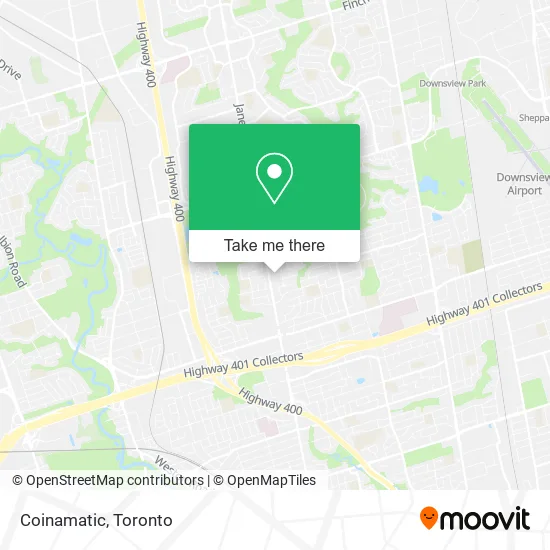 Coinamatic map