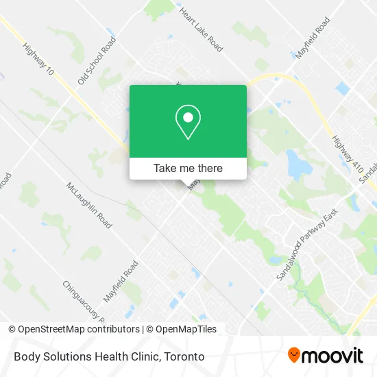 Body Solutions Health Clinic map