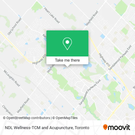 NDL Wellness-TCM and Acupuncture map
