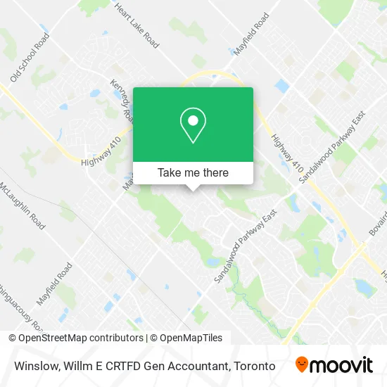 Winslow, Willm E CRTFD Gen Accountant map