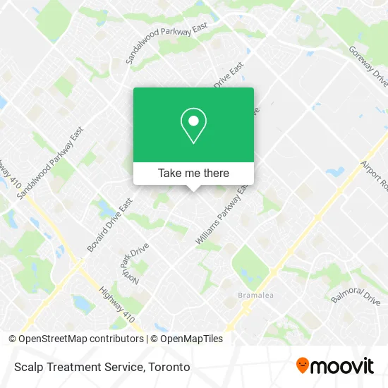 Scalp Treatment Service map