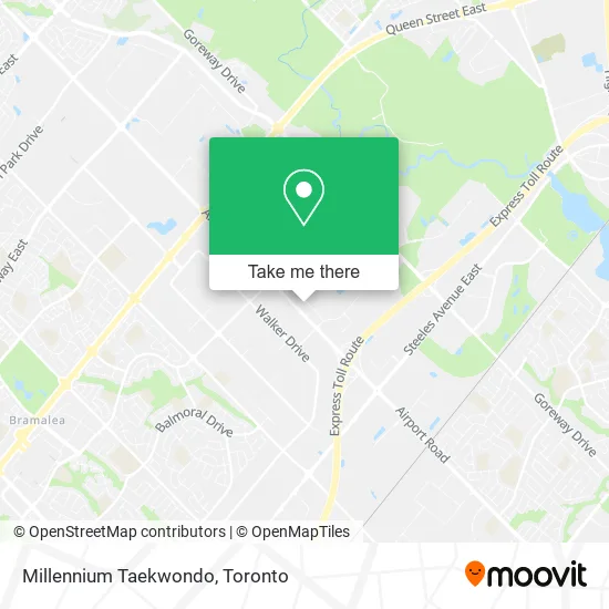 Millennium Taekwondo map