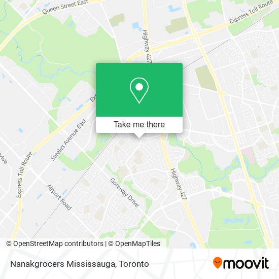 Nanakgrocers Mississauga map