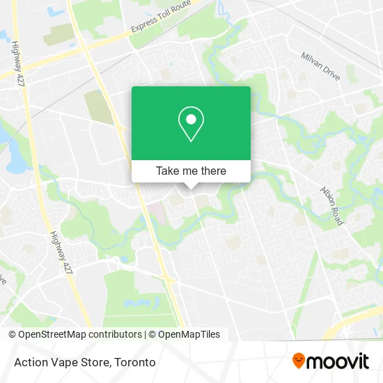 Action Vape Store map