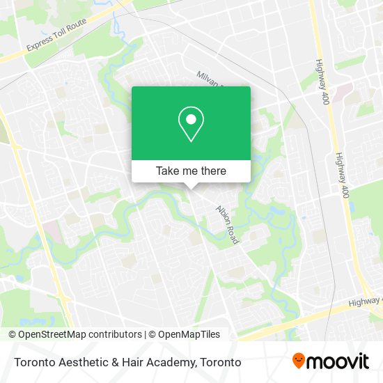 Toronto Aesthetic & Hair Academy map