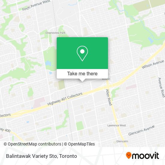 Balintawak Variety Sto map
