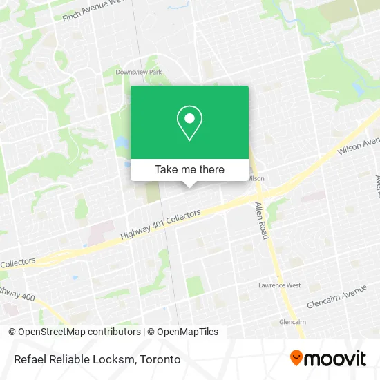 Refael Reliable Locksm map