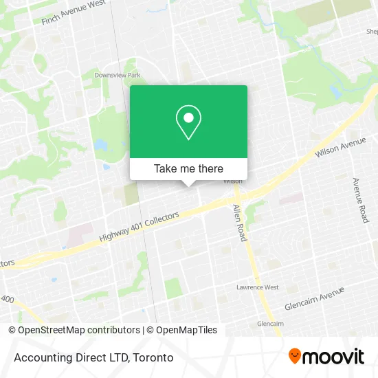 Accounting Direct LTD map