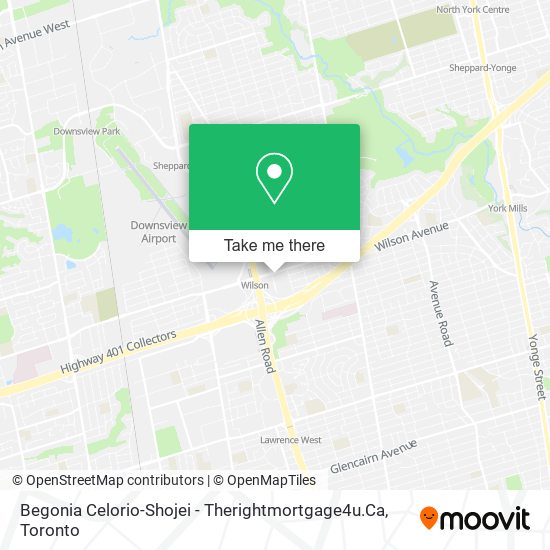 Begonia Celorio-Shojei - Therightmortgage4u.Ca map