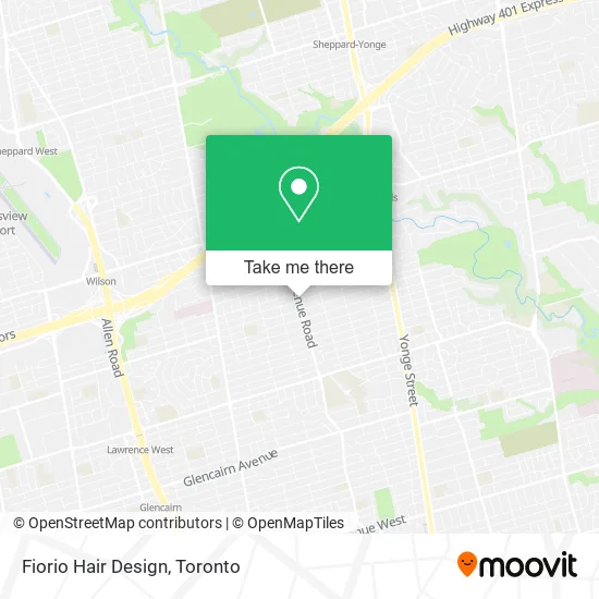 Fiorio Hair Design map