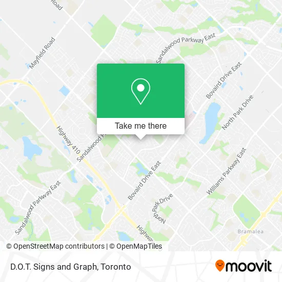 D.O.T. Signs and Graph map