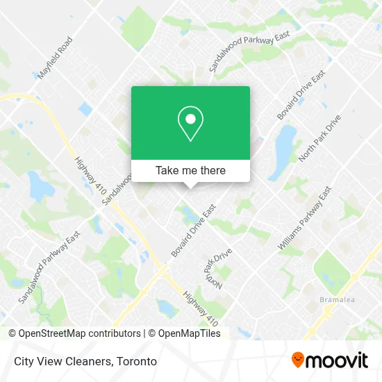 City View Cleaners map