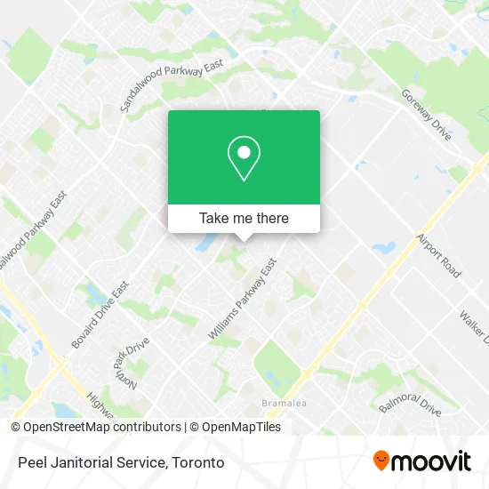Peel Janitorial Service map