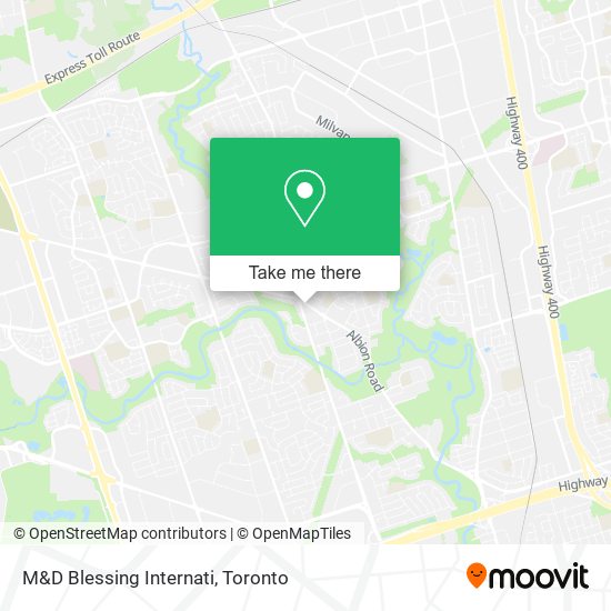 M&D Blessing Internati map