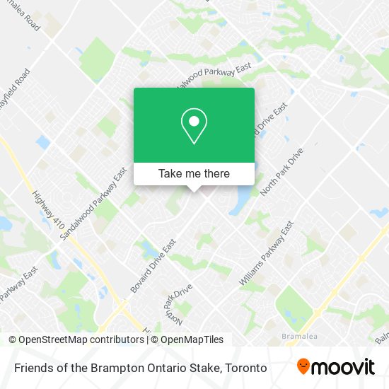 Friends of the Brampton Ontario Stake plan