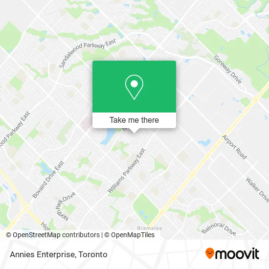 Annies Enterprise map