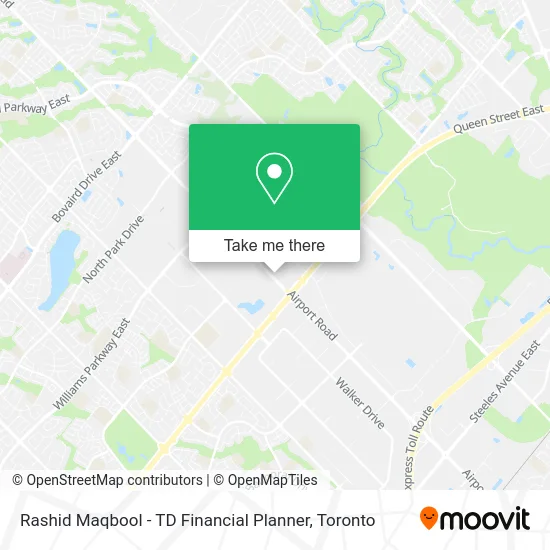 Rashid Maqbool - TD Financial Planner map