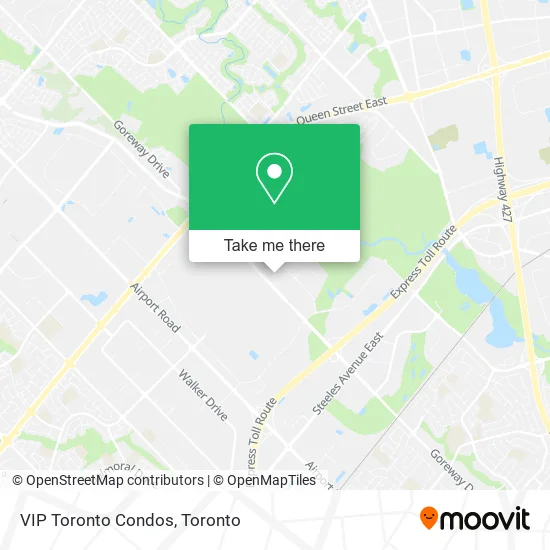 VIP Toronto Condos map