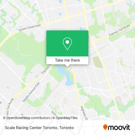 Scale Racing Center Toronto map