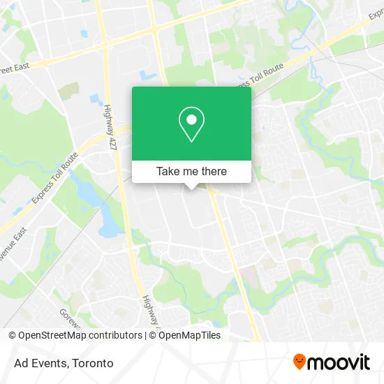 Ad Events map