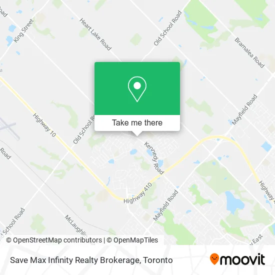 Save Max Infinity Realty Brokerage map