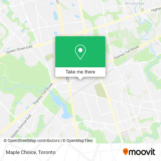 Maple Choice map