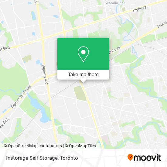 Instorage Self Storage map