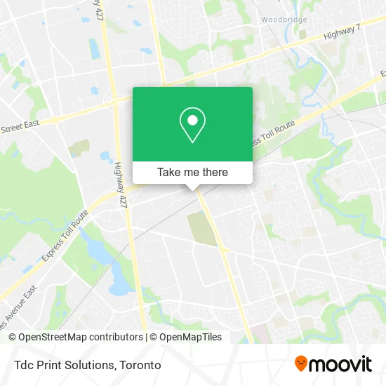 Tdc Print Solutions map