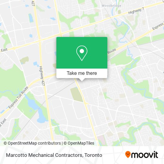 Marcotto Mechanical Contractors map