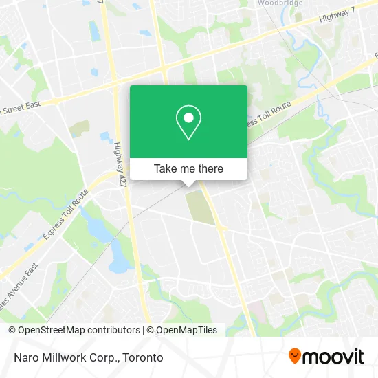 Naro Millwork Corp. map