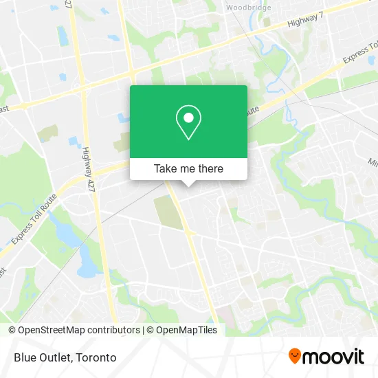 Blue Outlet map
