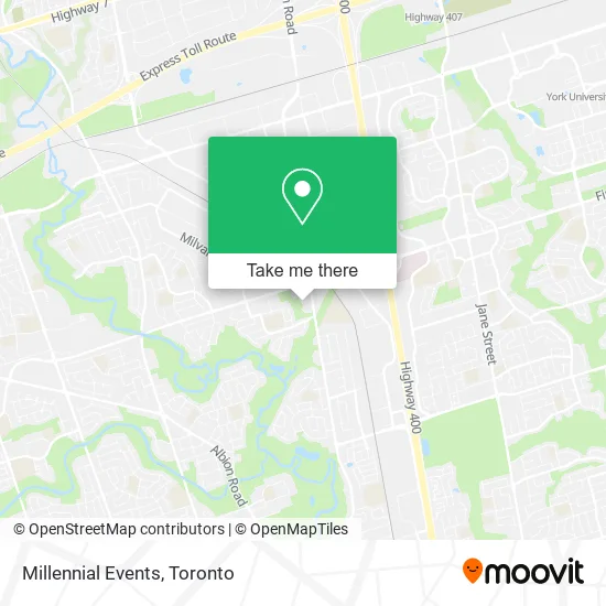 Millennial Events map