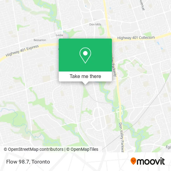 Flow 98.7 map