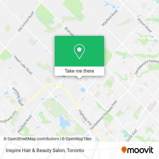 Inspire Hair & Beauty Salon map