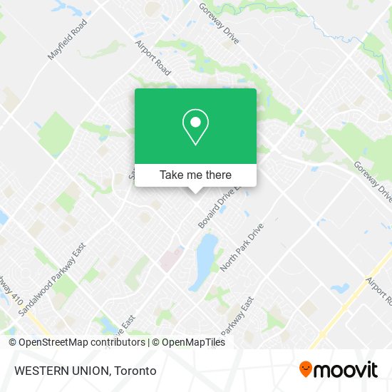 WESTERN UNION map