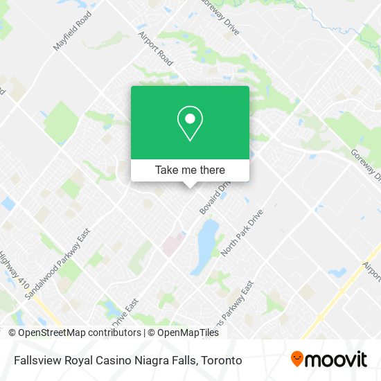 Fallsview Royal Casino Niagra Falls plan