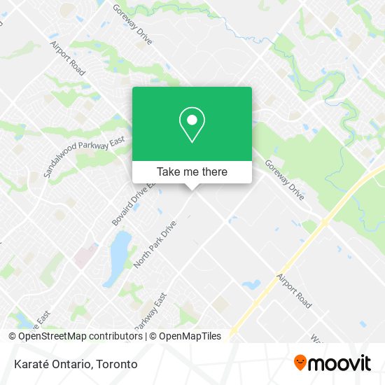 Karaté Ontario plan