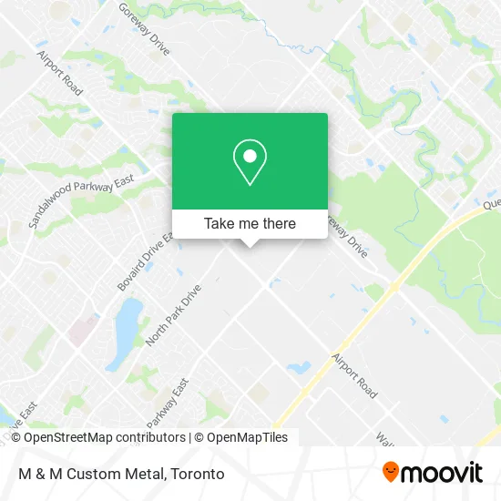 M & M Custom Metal map