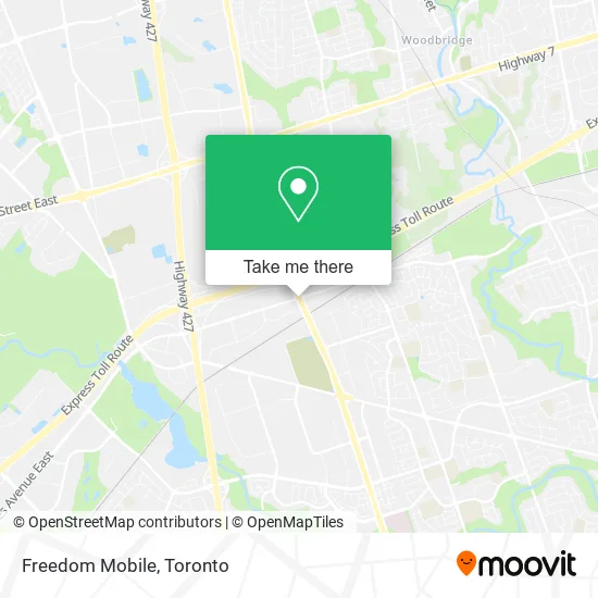 Freedom Mobile map